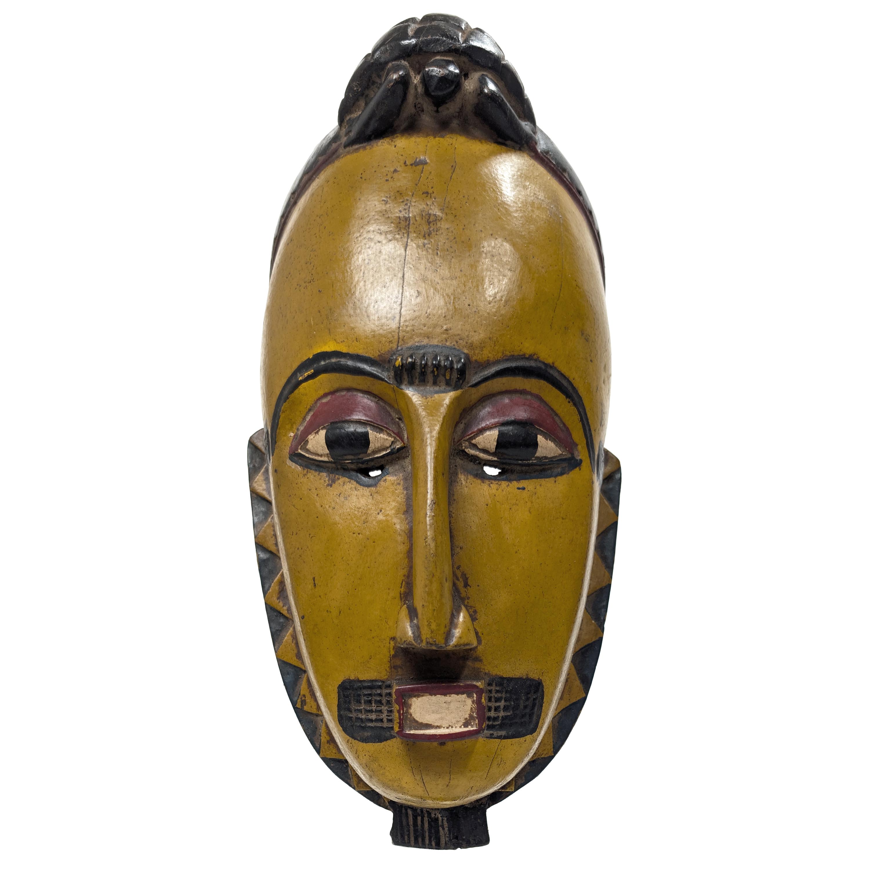 グロ族仮面 36cm アフリカン プリミティブアート マスク （p765-19
