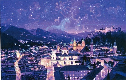 笹倉鉄平「スターアトラス北星図」（シルクスクリーン） - 画廊アガティ