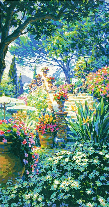 笹倉鉄平「幸せな公園」（シルクスクリーン） - 画廊アガティ