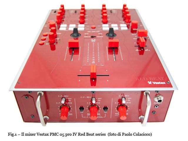 Vestax PMC 05 Pro IV Red Beat seriesVestax PMC 05 Pro IV Red Beat