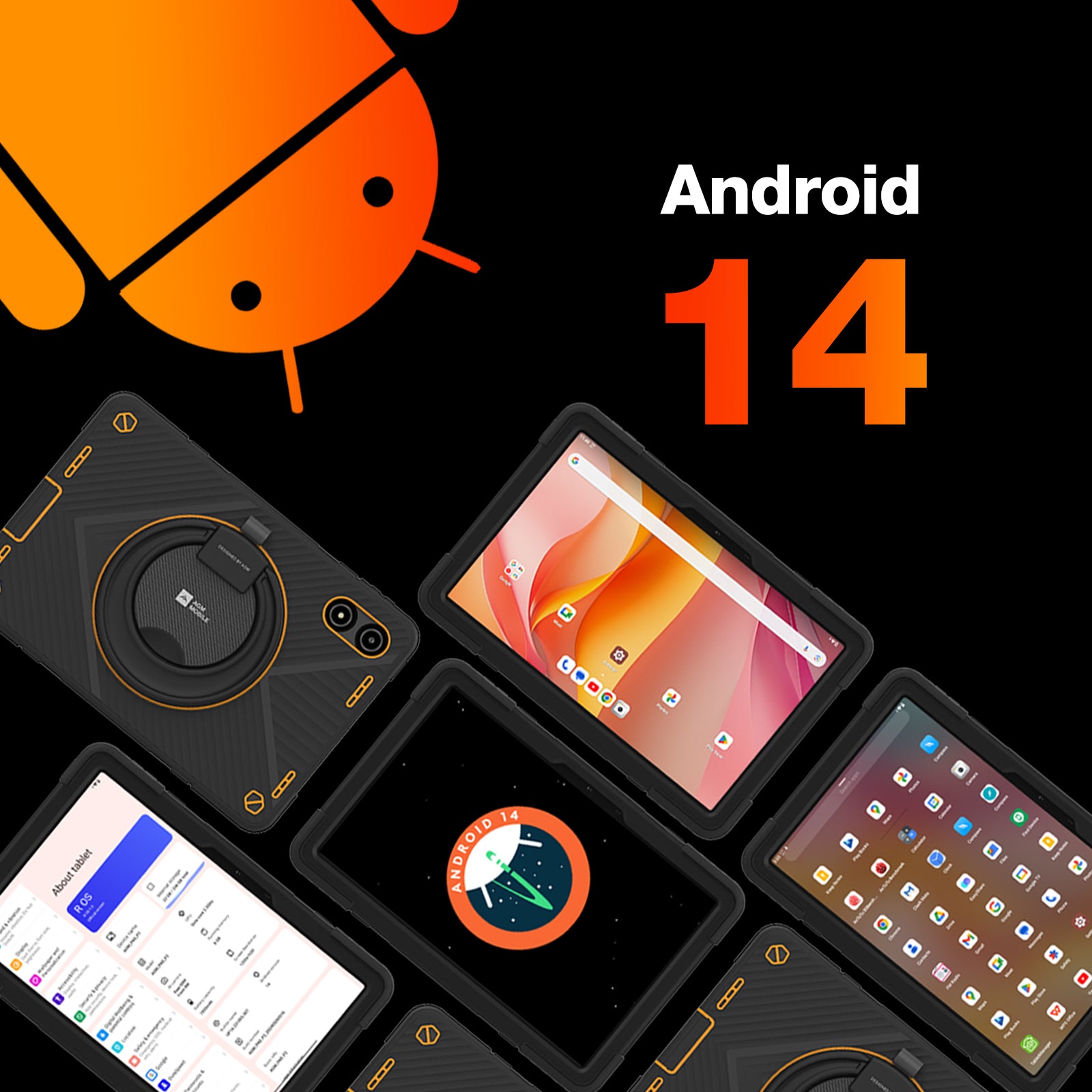 AGM PAD P2 Active | 4G LTE | Rugged | Removable Case | Widevine L1 | H