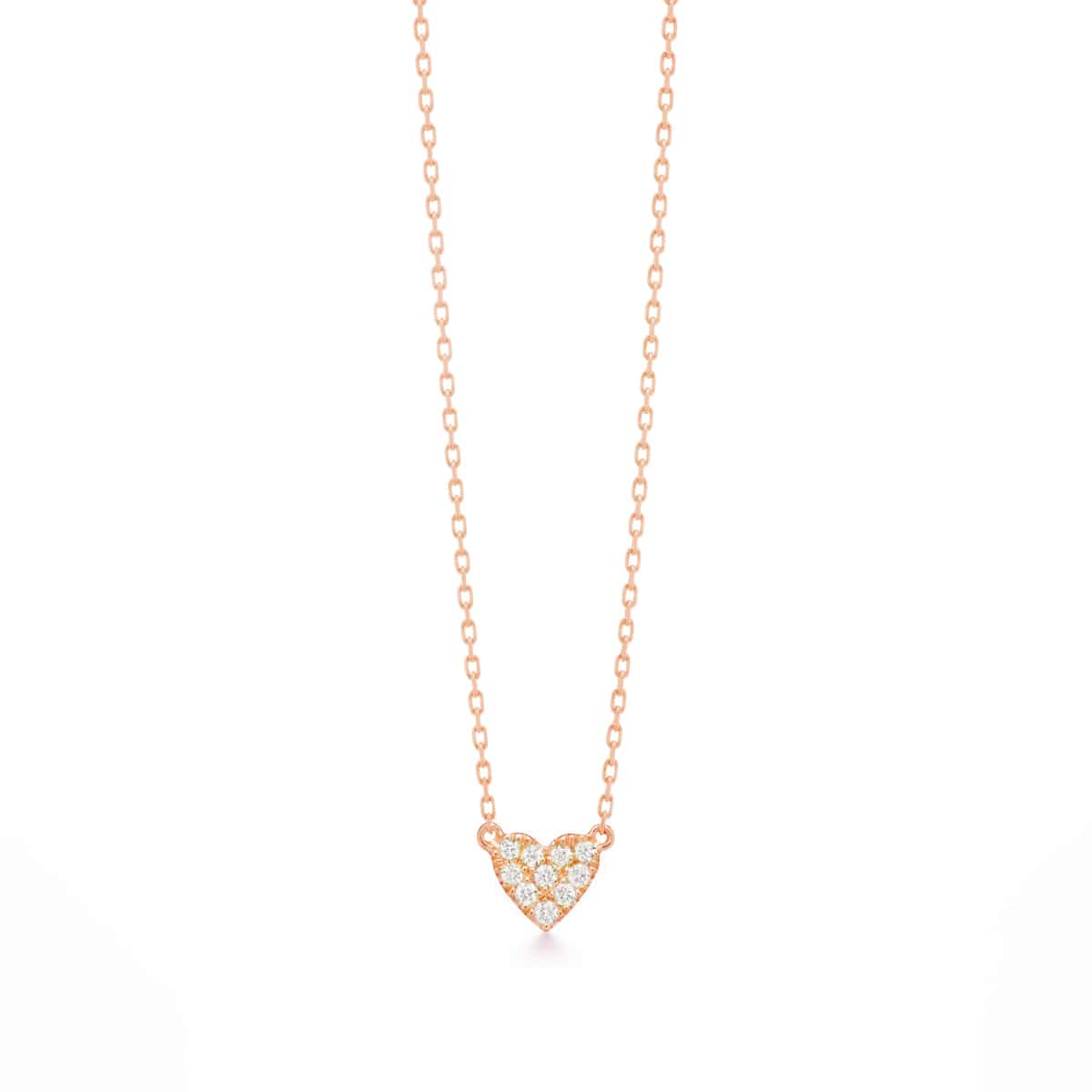 WEB限定】ハートパヴェ ネックレス | AHKAH / アーカー | 【公式