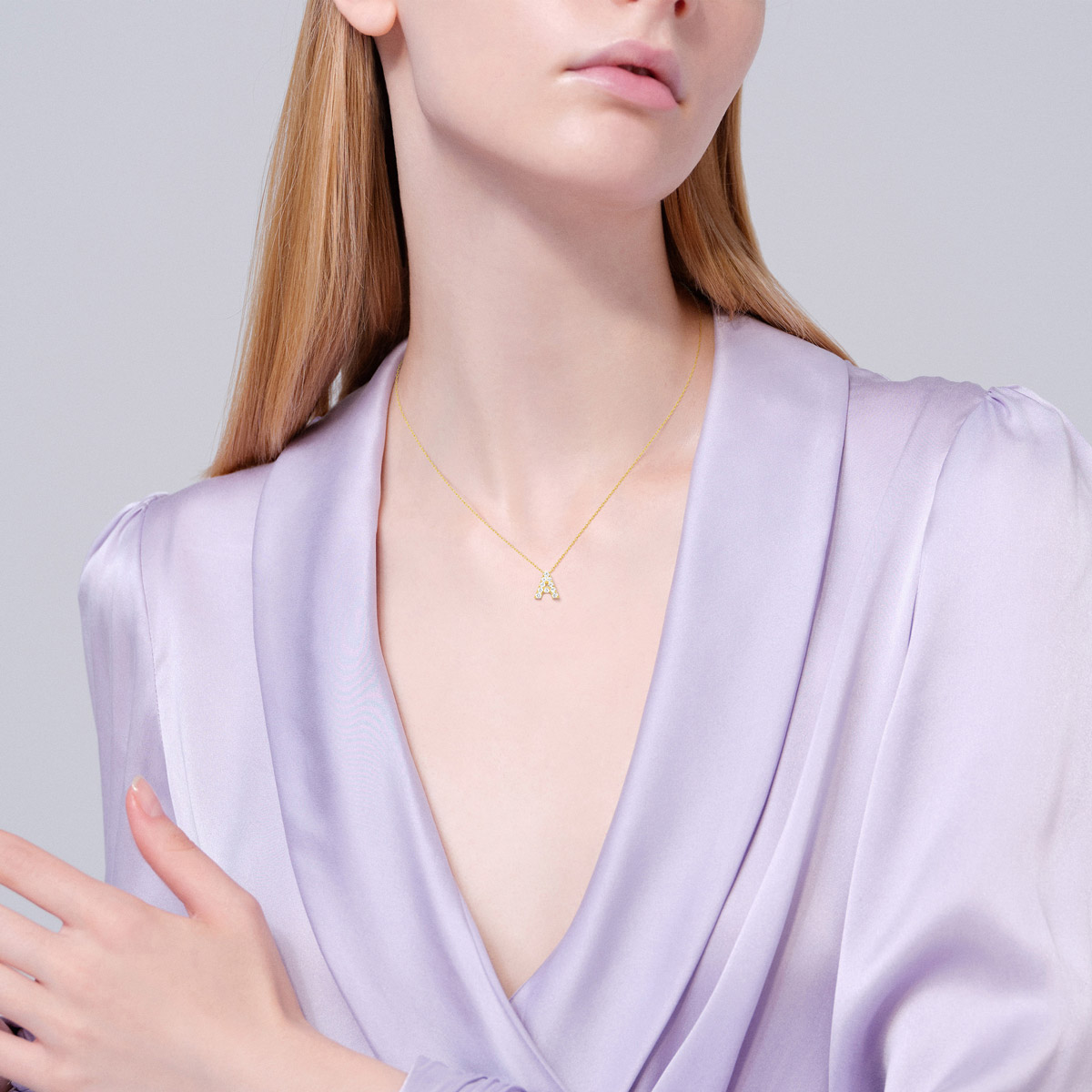 プルミエトワールイニシャル （Z） ネックレス | AHKAH / アーカー