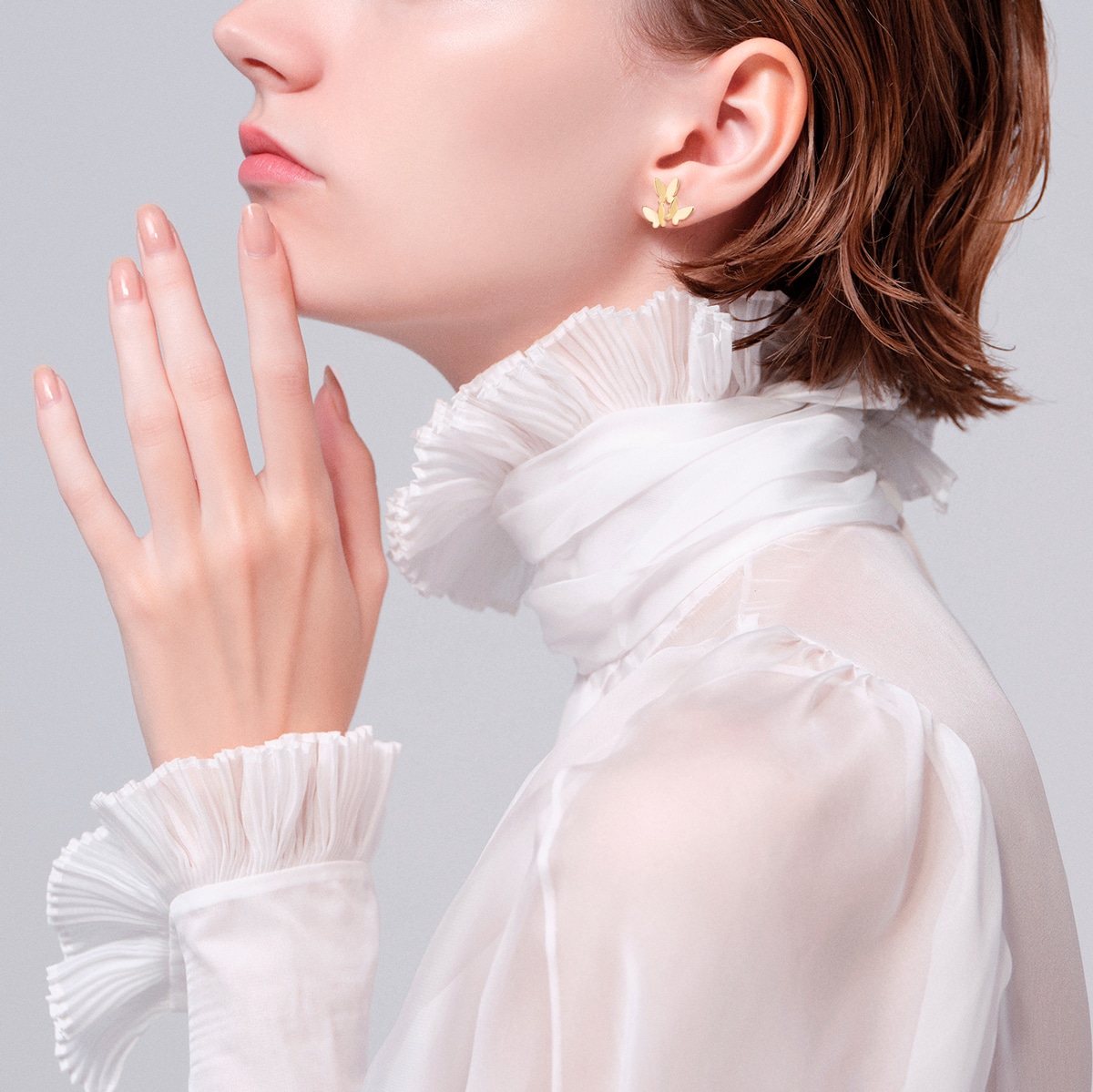 パピヨンブリリアン ピアス | AHKAH / アーカー | 【公式