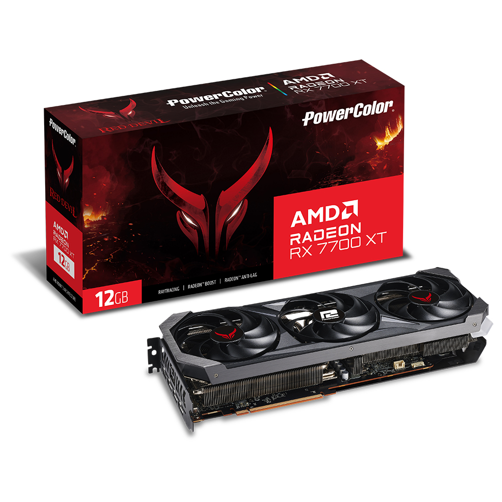 Red Devil AMD Radeon RX 7700 XT 12GB GDDR6｜PowerColor｜株式会社