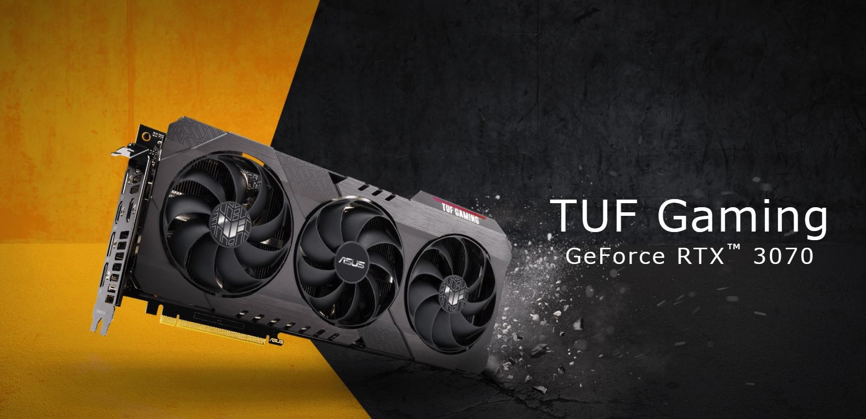 NVIDIA GeForce RTX 3070搭載グラフィックカード「TUF-RTX3070-O8G