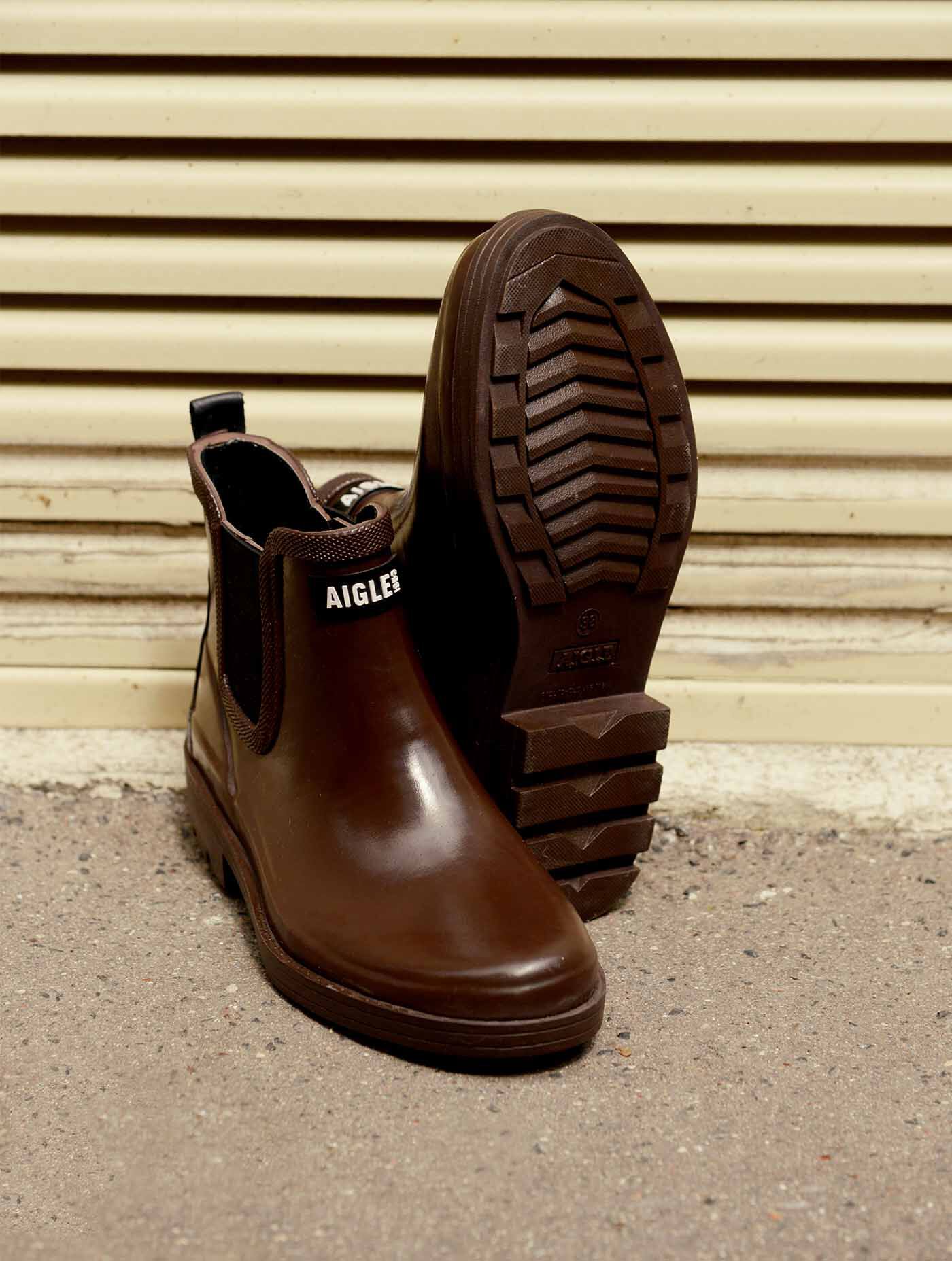 Equestrian-inspired ankle rain boot aigle-storefront-catalog-fr