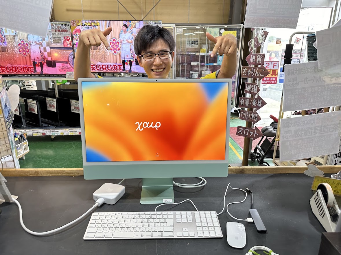 iMac （24インチ M1 2021年モデル） デスクトップパソコンが入荷