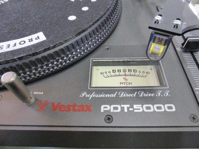 Vestax PDT-5000 ターンテーブル 本体 通電確認のみ Vestax PDT-5000