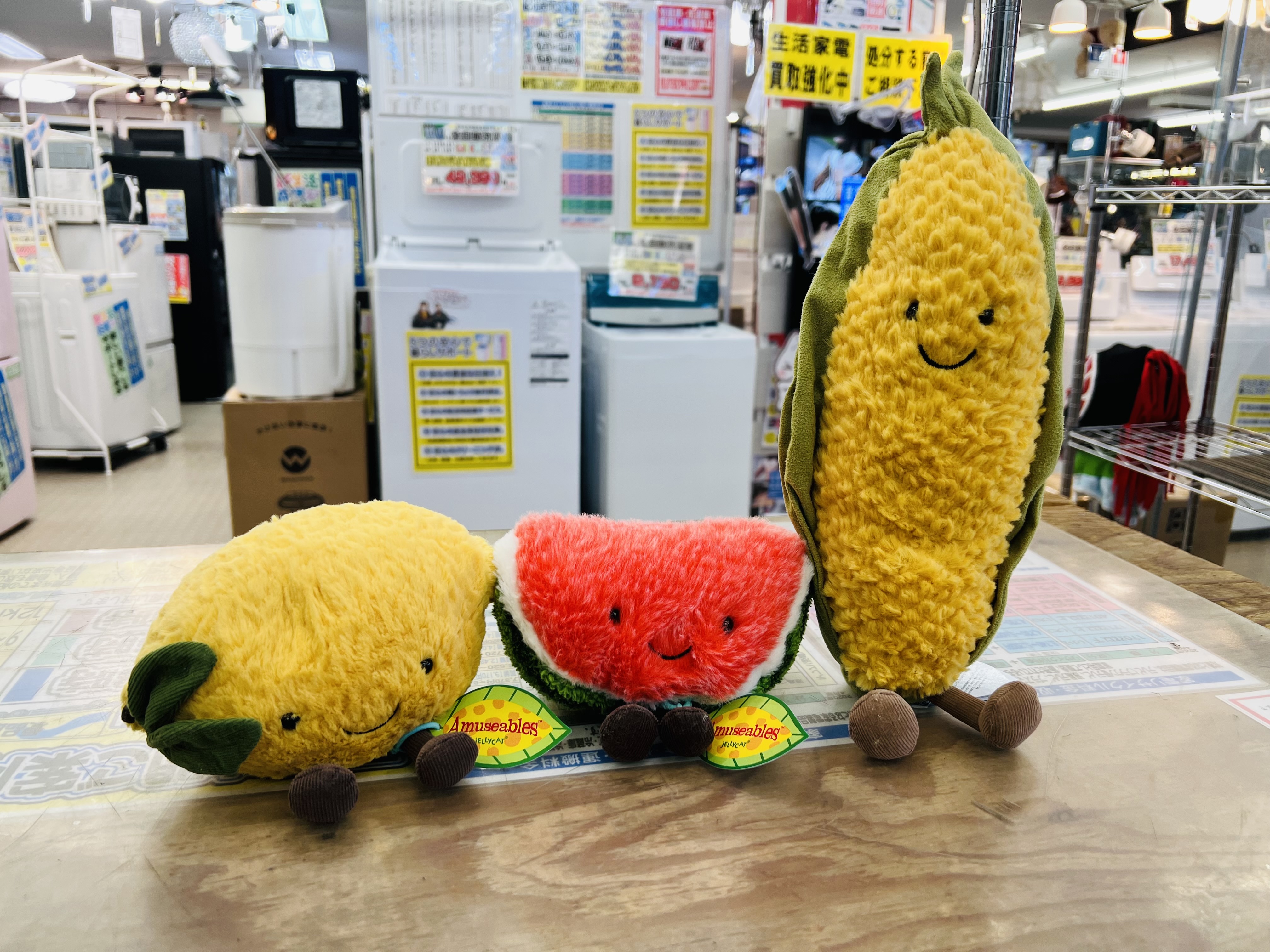 Jellycat｜Amuseable｜ジェリーキャット｜ ヌイグルミ 買取致しました