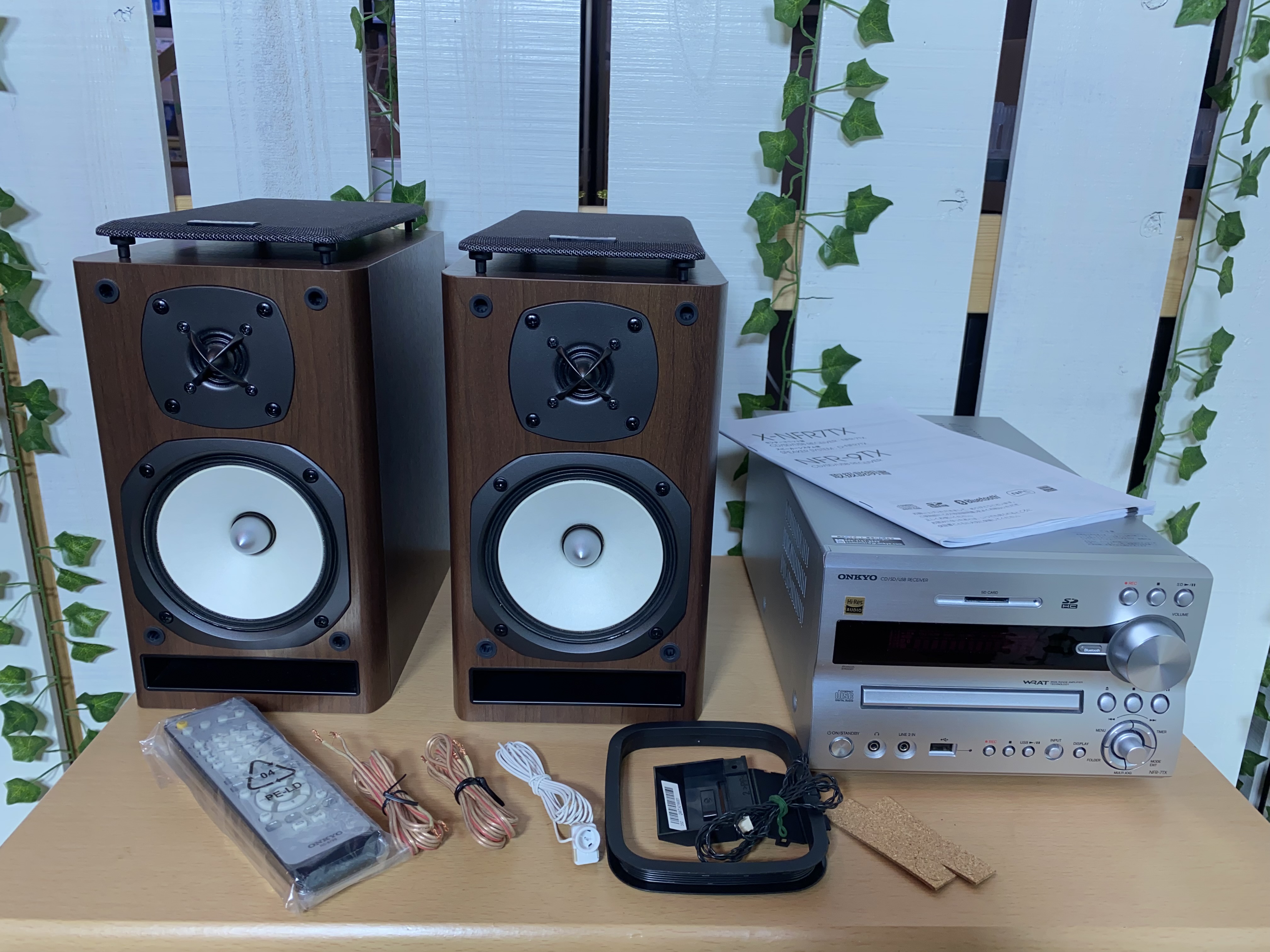 ONKYO｜Bluetooth/CD/SD/USB/ハイレゾ対応｜ミニコンポ｜X-NFR7TX買取