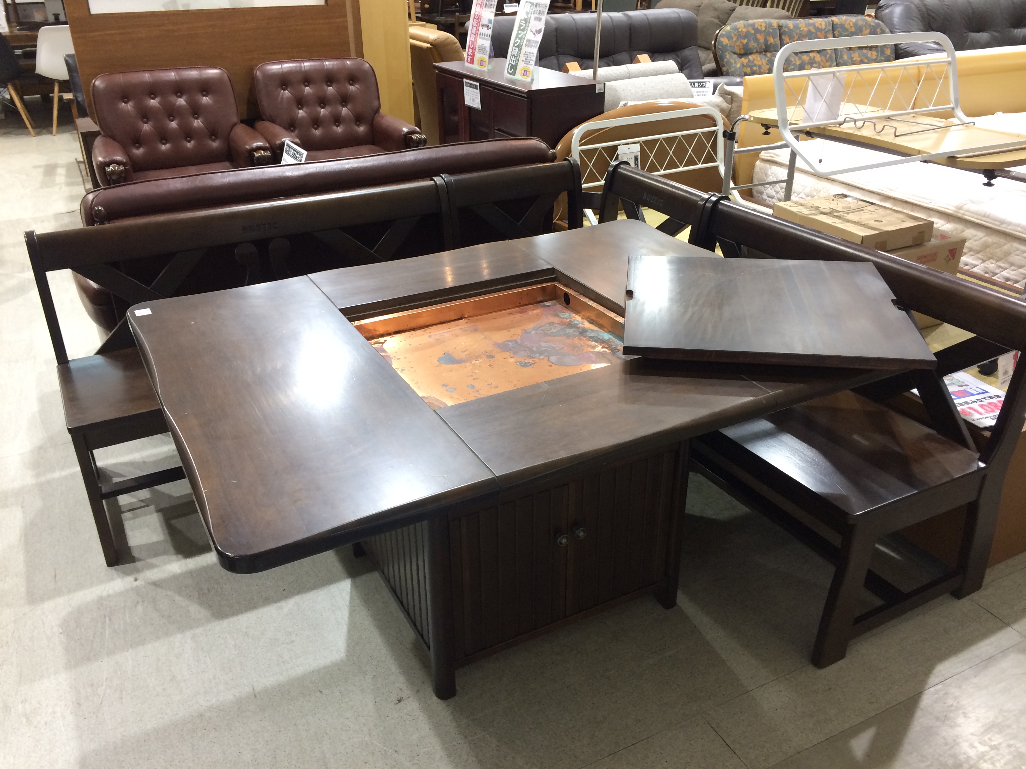 Karimoku Rustic カリモク ルスティック 囲炉裏コーナーダイニング