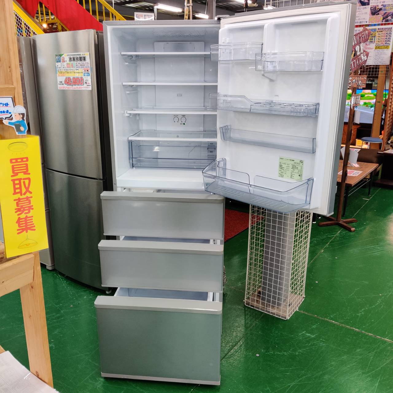 AQUA (アクア) 2020年製 355L 4ドア 冷凍冷蔵庫 AQR-36J(S) 販売中