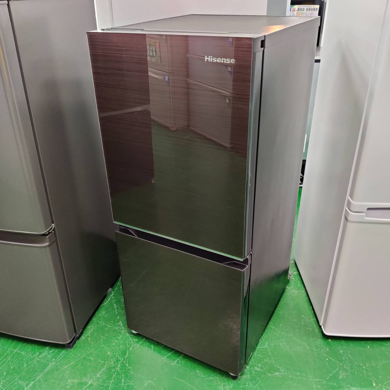 東京23区設置無料‼️】Hisense 冷蔵庫135L✨2023年製✨ブラウン 東京23