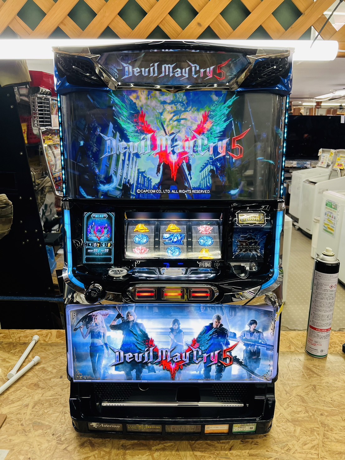 パチスロ デビルメイクライ 5 スロット実機 買取致しました｜愛品館