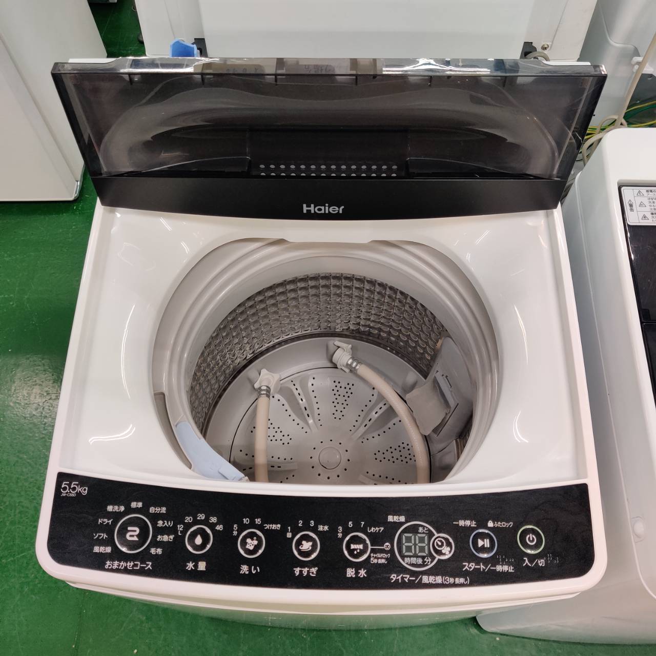Haier ハイアール 2021年製 5.5kg 全自動洗濯機 JW-C55D 販売中！ 愛品