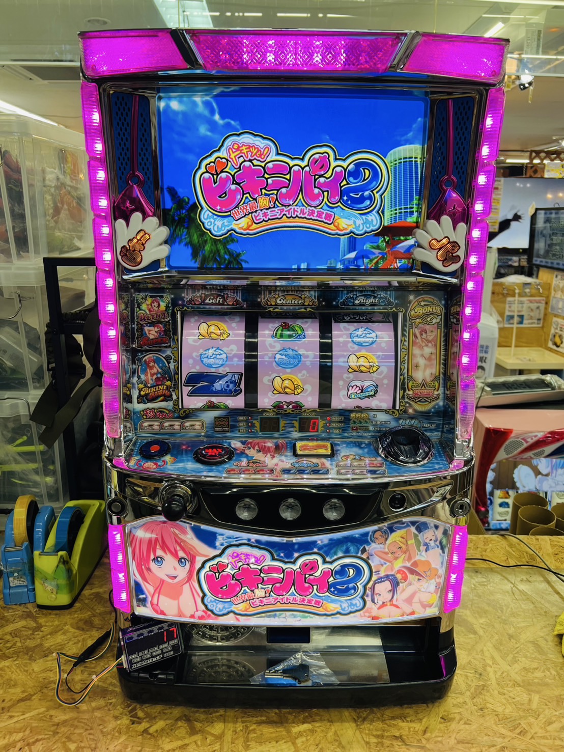 ドキッと！ビキニパイ2 スロット実機 入荷致しました｜愛品館千葉店