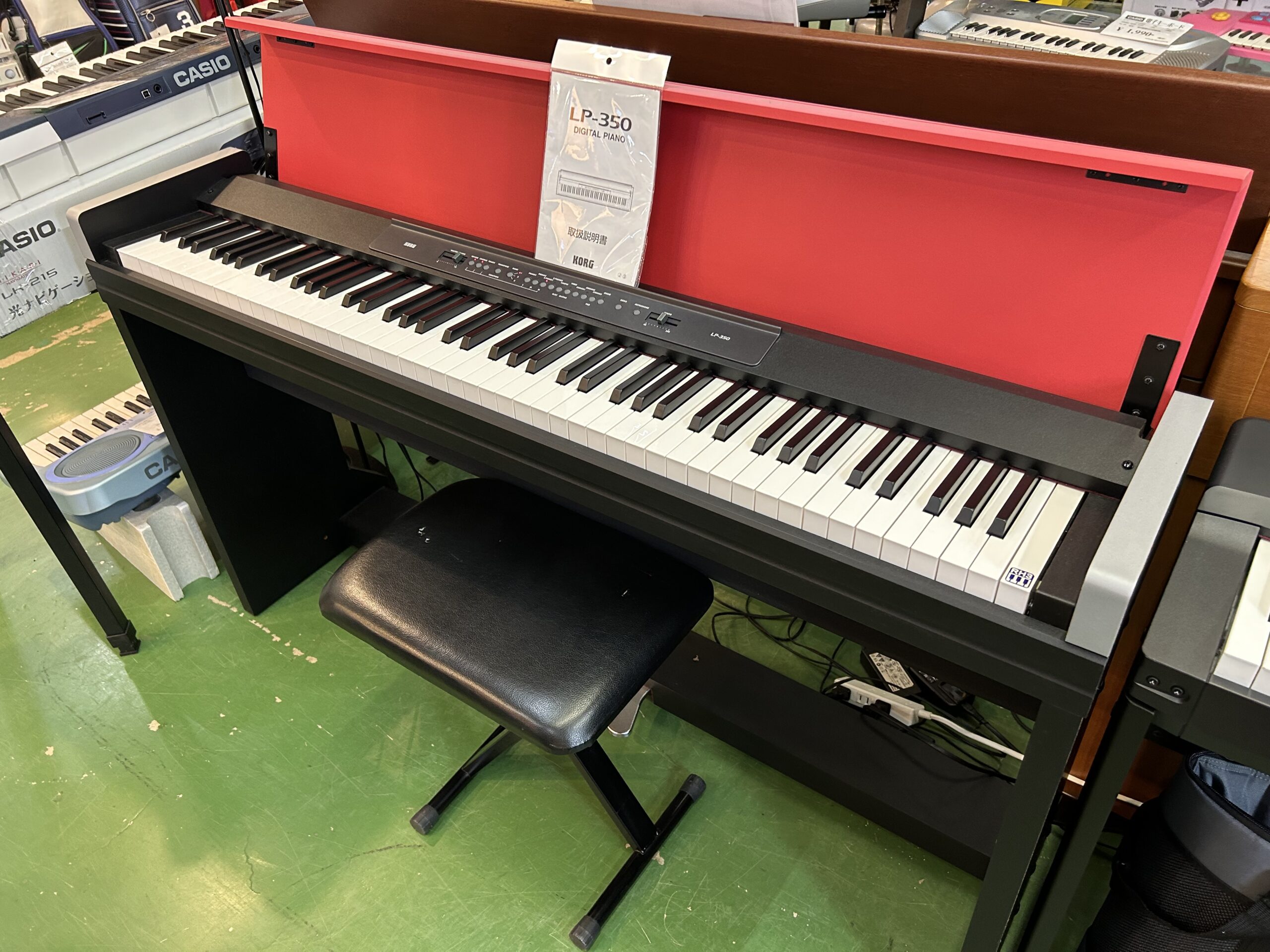 ジャンク品】KORG 電子ピアノ LP– 350RD レッド ジャンク品】KORG 電子