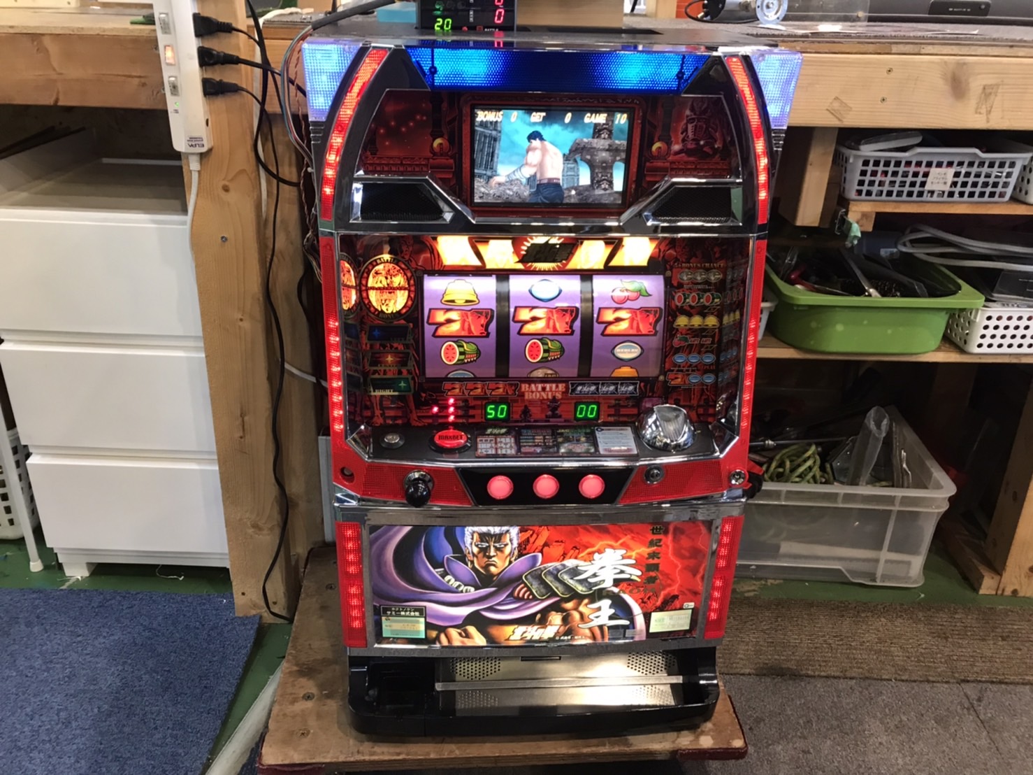 名機☆Sパチスロ北斗の拳ABXR☆サミー☆パチスロ☆名機