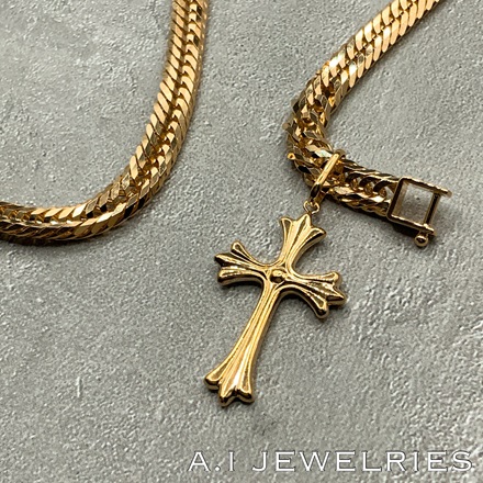 18金 クロス ペンダント / K18 Cross pendant 品番:pt403-ks 商品詳細