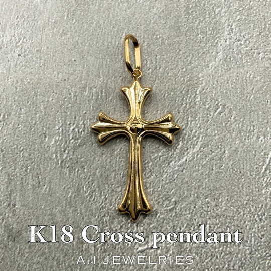 18金 クロス ペンダント / K18 Cross pendant 品番:pt403-ks 商品詳細