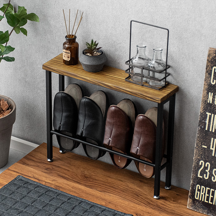 ヴィンテージウッドスリッパラック Lewis(ルイス) | 家具・インテリア