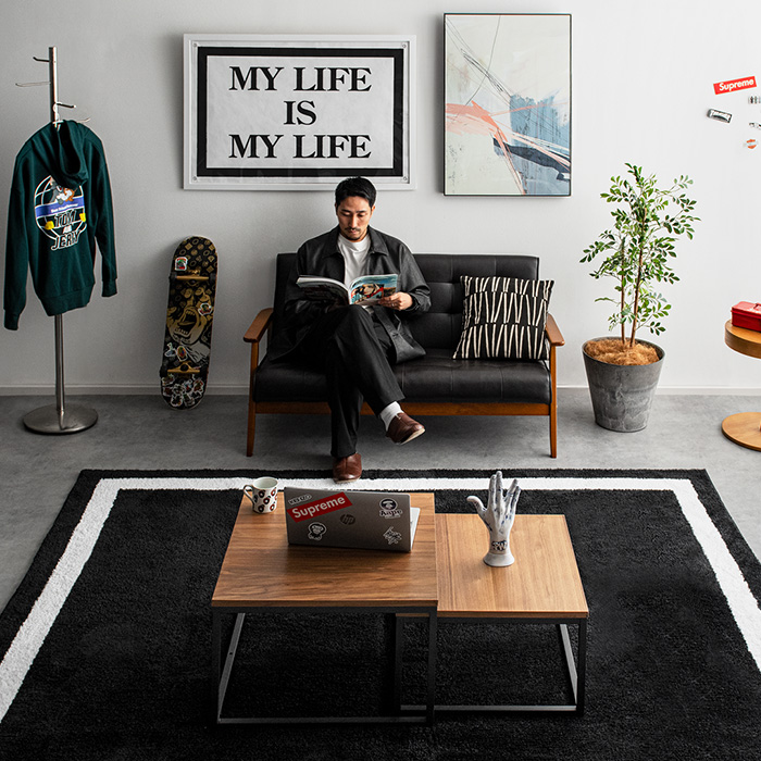 ストリート系ラグ FLEX RUG.(フレックスラグ)200×250cm | 家具