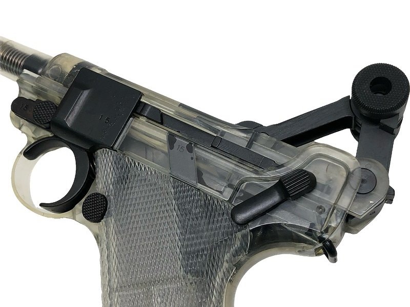 タナカ] ルガーP08 4インチ シースルーモデル/スケルトン ガスブロー