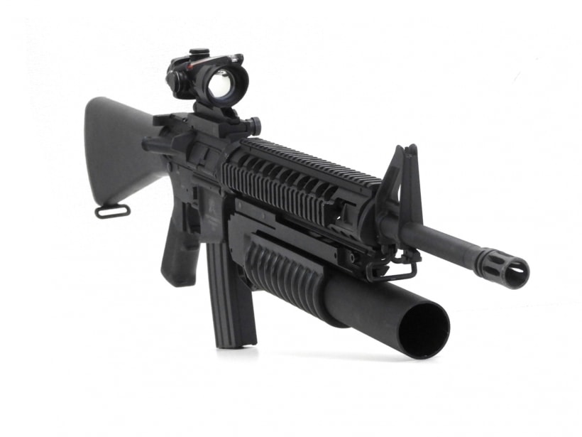 メーカー不明] M16 M203・トリジコンタイプサイト・ガンケース