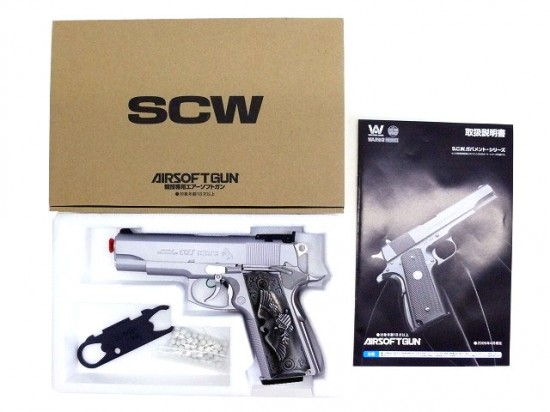 ウエスタンアームズWAコルトコンバットコマンダーダメージ加工動作確認