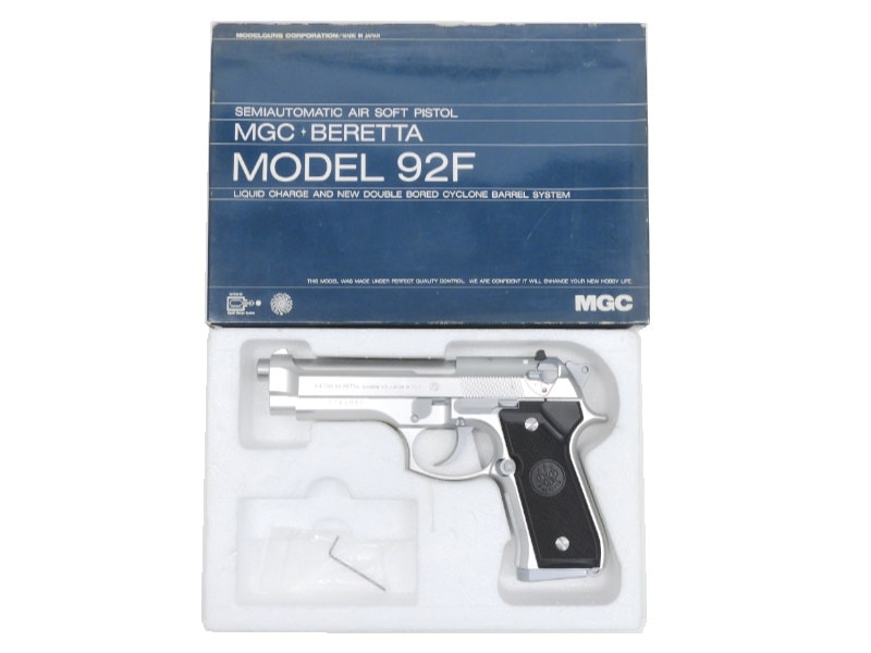 MGC] ベレッタ M92F HW シルバー 固定スライド ガスガン (中古)の販売