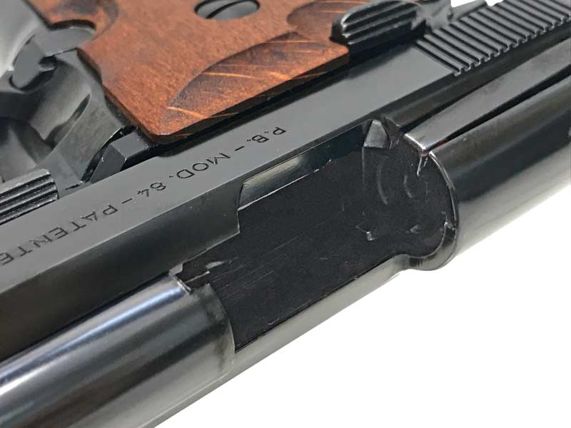 マルシン] ベレッタ M84 X-PFC ハーフチェッカー 木製グリップ 完成品