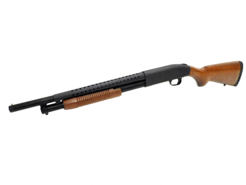 マルシン] モスバーグ M500 ベーシック 木製ストックカスタム (中古)の