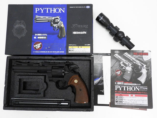 東京マルイ] コルトパイソン 6インチ 2x20スコープカスタム (訳あり)の