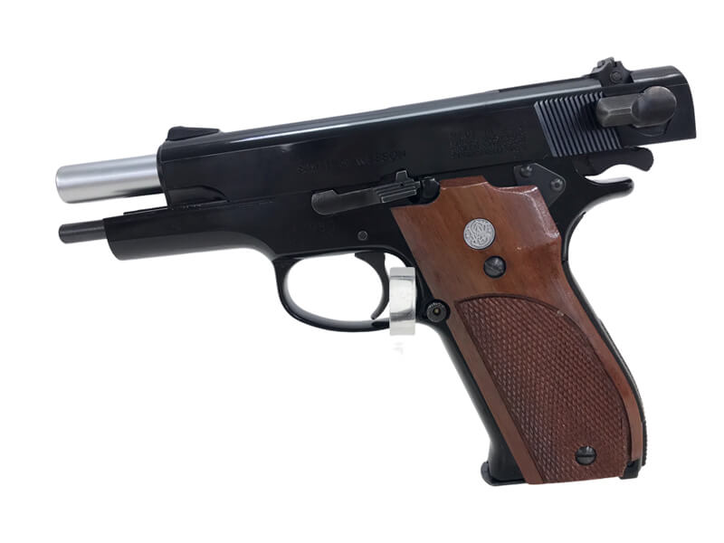 マルシン] S&W M39 木製グリップカスタム モデルガン (中古)の販売