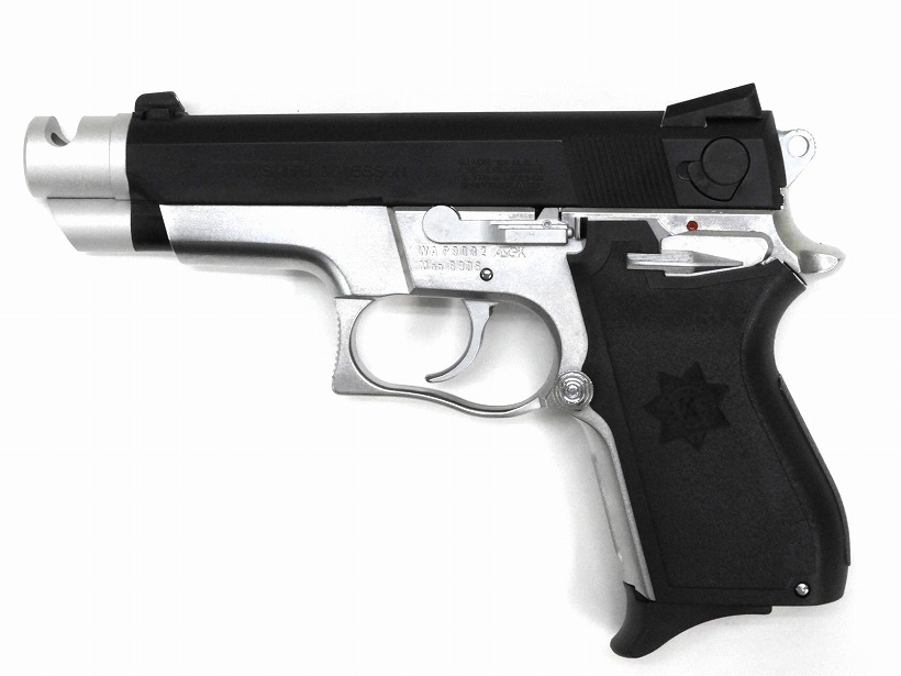WA] S&W M6906 スピードマスター 固定ガスガン フレームシルバーモデル