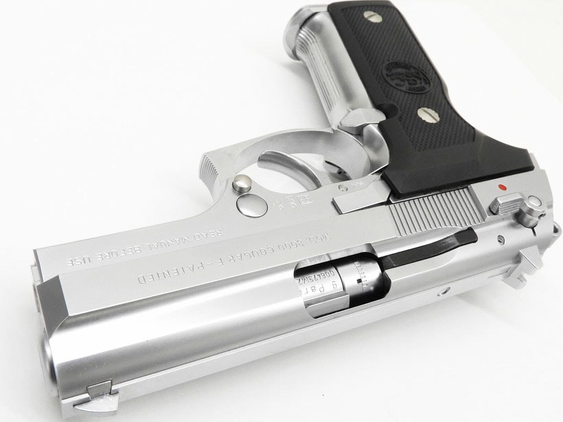 KSC M8000 クーガーF INOX ステンレスシルバー 木製グリップ付き KSC