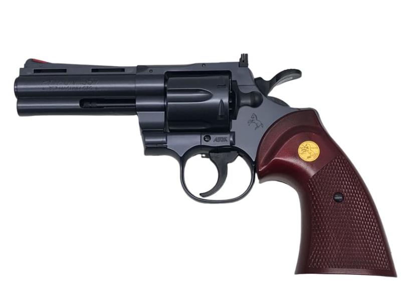 クラウン] コルト パイソン 4インチ ウッドタイプグリップ (新品)の