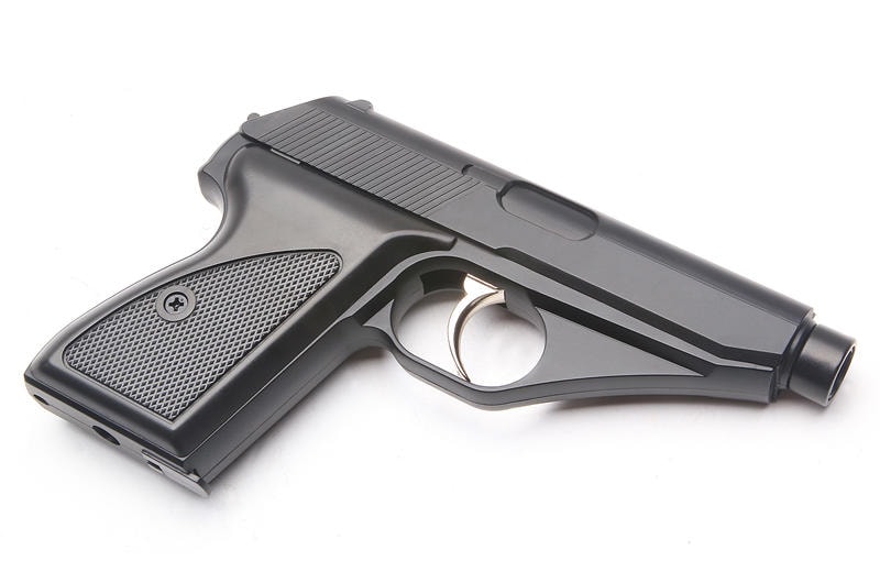 SRC] モーゼルHSc 固定スライドガスガン ブラック_シルバー 2カラー