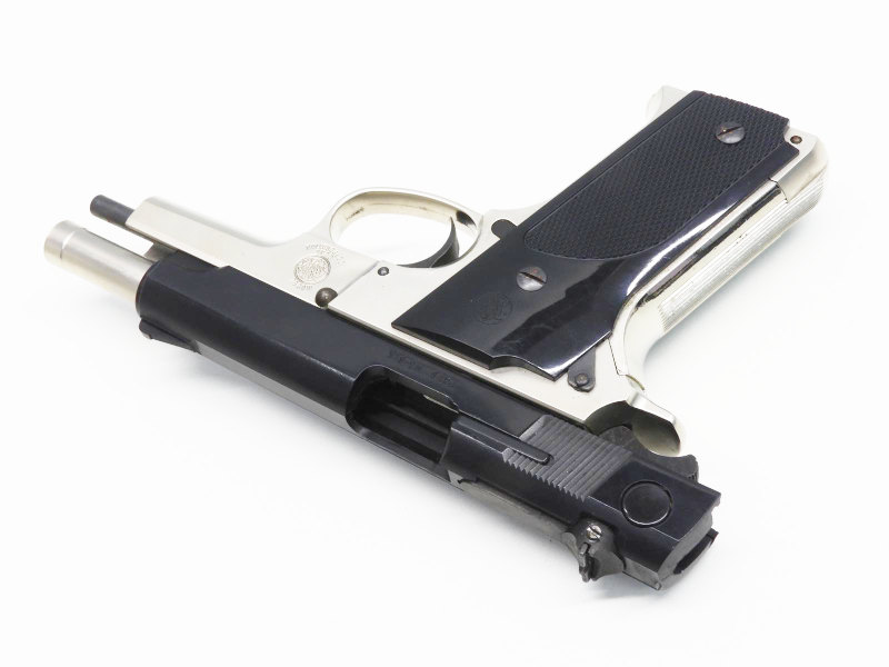 MGC] S&W M59 シルバーフレーム 組立キット組立済 発火モデルガン