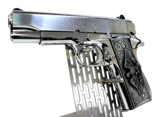 ウエスタンアームズWAコルトコンバットコマンダーダメージ加工動作確認