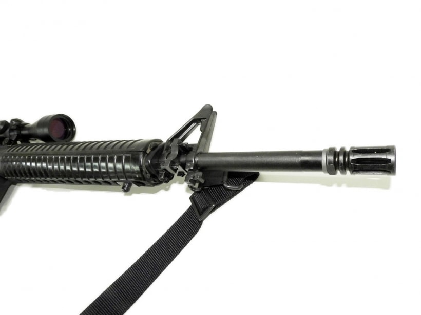 NB] ナイツ SR-16 M4カービン スコープカスタム ガンケース付