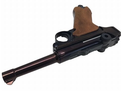 タナカ] ルガー P08 4インチ ミッドナイトゴールド 木製グリップ限定品