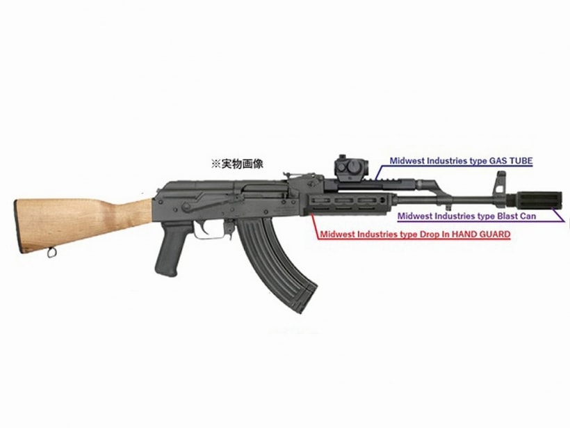 WII TECH] ロアレールハンドガード Midwest Industriesタイプ マルイ