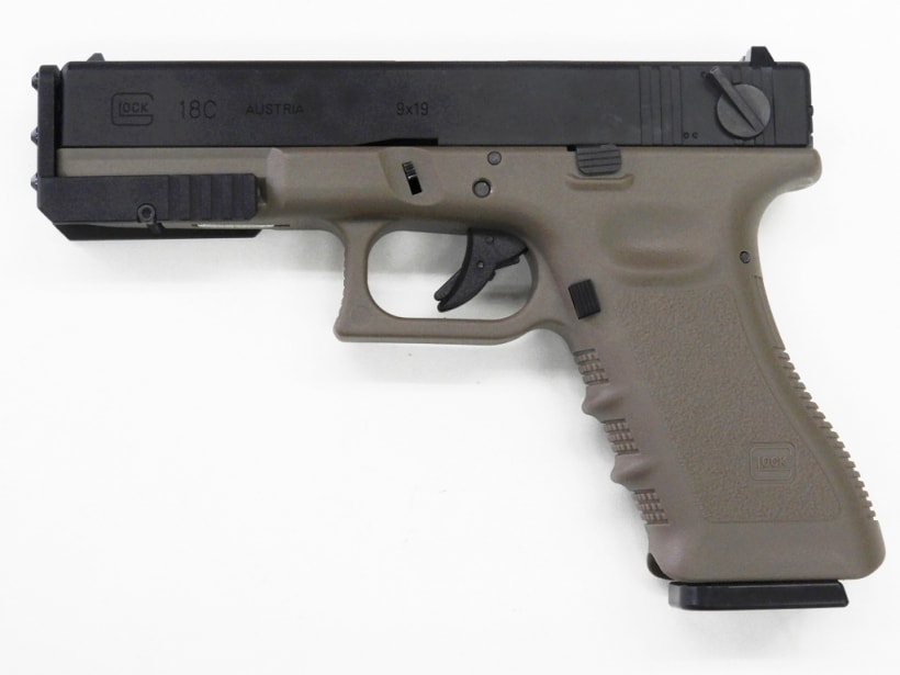 東京マルイ] グロック18C ガスブローバック ガーダーTANフレーム