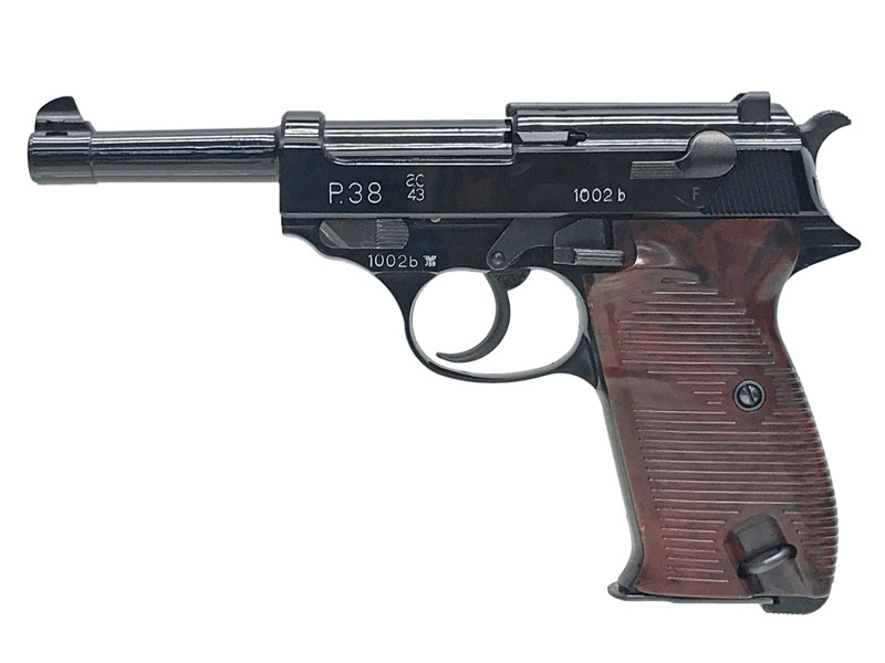 マルシン] ワルサーP38 ミリタリー 発火モデル ホワイト墨入れ