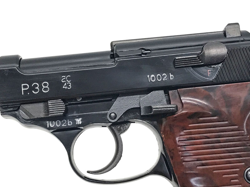 マルシン] ワルサーP38 ミリタリー 発火モデル ホワイト墨入れ