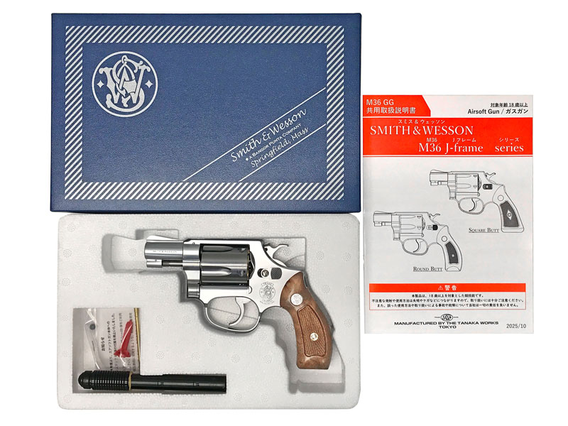 タナカ] S&W M60 2インチ Ver2.1 ガスリボルバー 2025以降再販 (新品