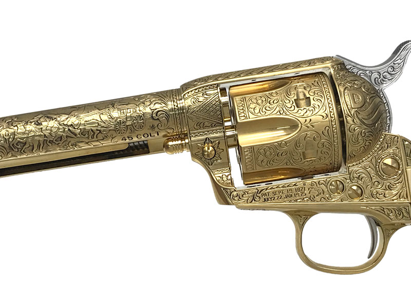 フランクリンミント] コルト ジョンウェイン リボルバー 装飾銃 非発火