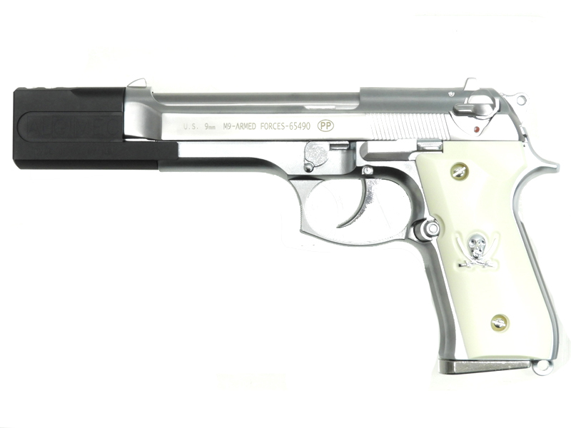 SFBC] ベレッタ M92F シルバー ガスブローバック ソードカトラス風